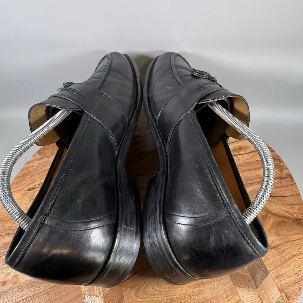 S Johnston & Murphy‎ Black Leather Tassel Loafers Men’s size 11 M